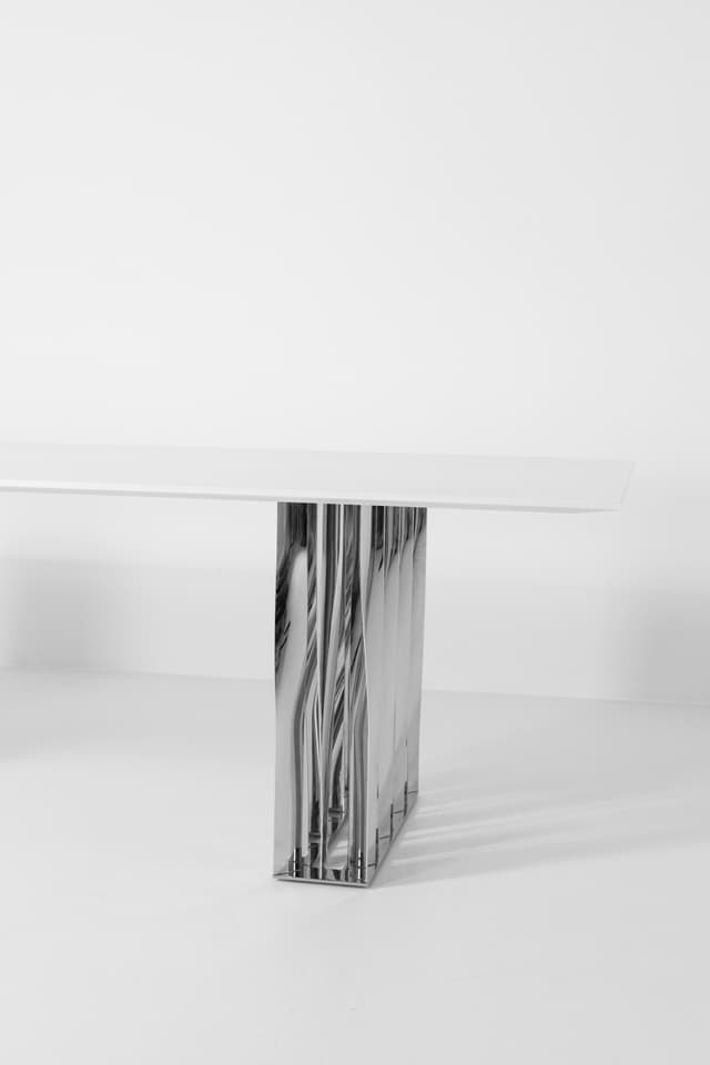 Luxurious Steel Table